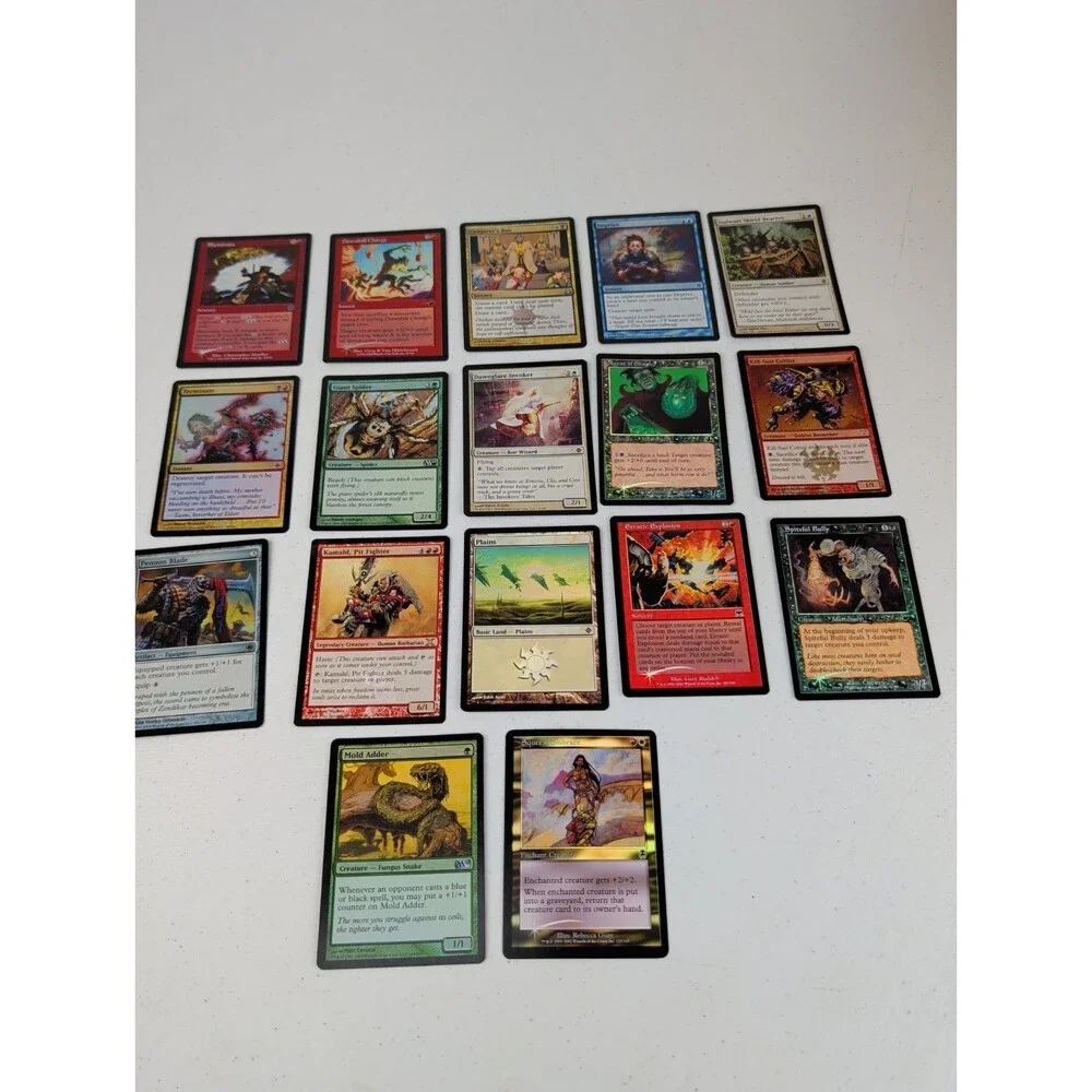Magic: The Gathering MTG Foil Card Lot 17 Cards Mixed Sets Zendikar M10 Invasion